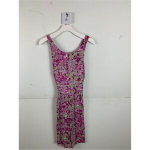 Anthropologie Eva Franco Mini Sleeveless Purple Floral Dress